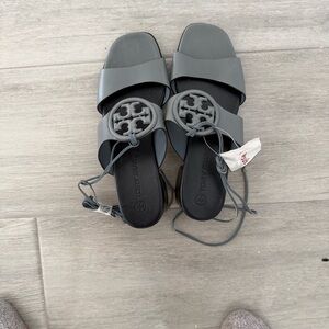 NIB Tory Burch Bombé Miller heel calf leather